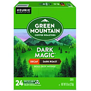 Green Mountain Coffee Dark Magic Decaf Extra Bold Coffee K-Cups, 24/Box (4067)
