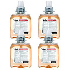 GOJO Luxury Foam Antibacterial Handwash Refill, Fresh Fruit Scent, 1,250 mL, 4/Carton (516204CT)