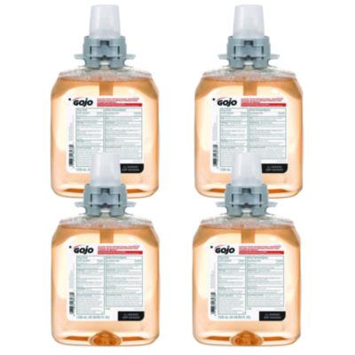GOJO Luxury Foam Antibacterial Handwash Refill, Fresh Fruit Scent, 1,250 mL, 4/Carton (516204CT)