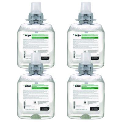 GOJO Green Certified Foam Hand Cleaner Refill, Unscented, 1,250 mL, 4/Carton (516504CT)