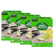 Green Mountain Coffee French Vanilla Coffee K-Cup Pods, 96/Carton (6732CT)
