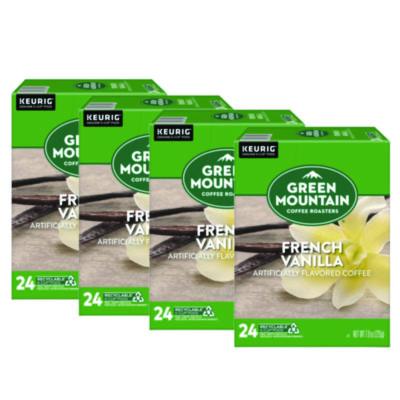Green Mountain Coffee French Vanilla Coffee K-Cup Pods, 96/Carton (6732CT)