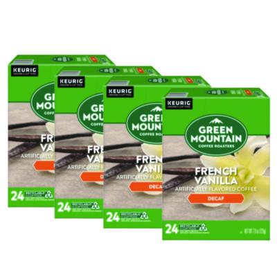 Green Mountain Coffee French Vanilla Decaf Coffee K-Cups, 96/Carton (7732CT)