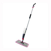 Rubbermaid Commercial Reveal Microfiber Spray Mop Kit, Microfiber Head, 54.5" Silver/Black Handle (1M15GRYRD)