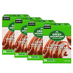 Green Mountain Coffee Caramel Vanilla Cream Coffee K-Cups, 96/Carton (6700CT)