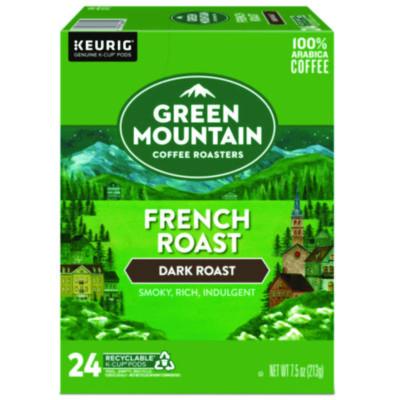 Green Mountain Coffee French Roast Coffee K-Cups, 24/Box (6694)