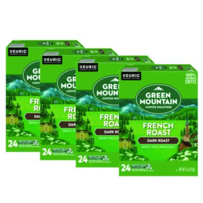 Green Mountain Coffee French Roast Coffee K-Cups, 96/Carton (6694CT)