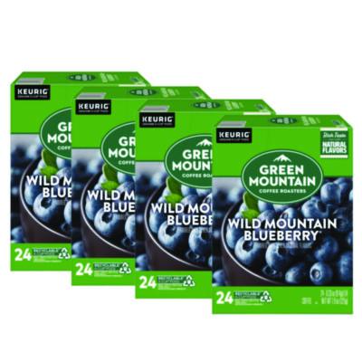 Green Mountain Coffee Fair Trade Wild Mountain Blueberry Coffee K-Cups, 96/Carton (6783CT)
