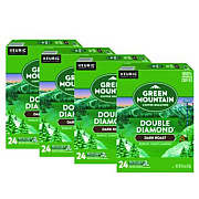 Green Mountain Coffee Double Black Diamond Extra Bold Coffee K-Cups, 96/Carton (4066CT)