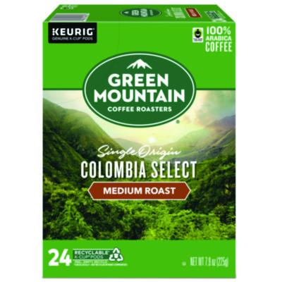 Green Mountain Coffee Colombian Fair Trade Select Coffee K-Cups, 24/Box (6003)