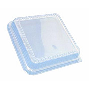 Durable Packaging Dome Lid for Cake Pan, 8.25 x 8.25, Clear, Plastic, 500/Carton (P1155500)