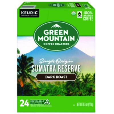 Green Mountain Coffee Fair Trade Organic Sumatran Extra Bold Coffee K-Cups, 24/Box (4060)