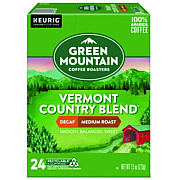 Green Mountain Coffee Vermont Country Blend Decaf Coffee K-Cups, 24/Box (7602)