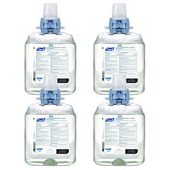 PURELL Food Processing HEALTHY SOAP 0.5% PCMX Antimicrobial E2 Foam Handwash, For CS4 Dispensers, Fragrance-Free, 1,250 mL, 4/Carton (513204)