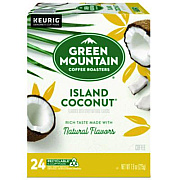 Green Mountain Coffee Island Coconut Coffee K-Cup Pods, 24/Box (6720)