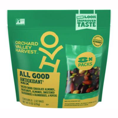 Orchard Valley Harvest All Good Antioxidant Mix, 1 oz Bags, 8/Pack (JOH13764)