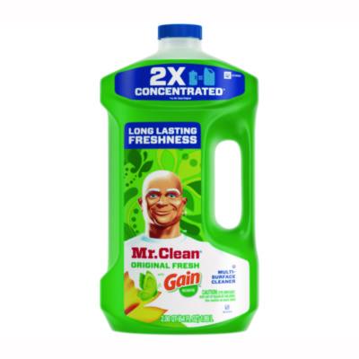 Mr. Clean Multipurpose Cleaning Solution, Gain Original Fresh Scent, 64 oz Bottle (10724)