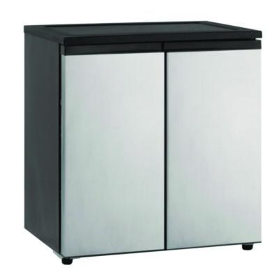 Avanti 5.5 Cu.Ft. Side by Side Refrigerator/Freezer, Black/Platinum (RMS551SS)