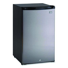 Avanti 4.4 Cu.Ft. Auto-Defrost Refrigerator, 19.25 x 22 x 33, Black with Stainless Steel Door (AR4456SS)
