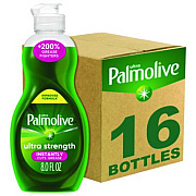 Ultra Palmolive Dishwashing Liquid, Fresh Scent, 8 oz. Bottle, 16/Carton (61047169)