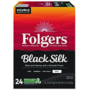 Folgers Gourmet Selections Black Silk Coffee K-Cups, 24/Box (6662)