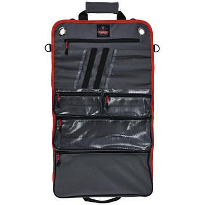 ergodyne Arsenal 5874 Roll Up Tool Bag with Zipper Pockets, 5 Zippered Pockets, 7 Tool Slots, 1 x 27 x 16, Polyester, Gray (13777)