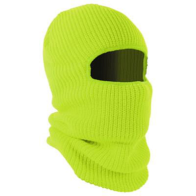 ergodyne N-Ferno 6829 Freezer Balaclava Face Mask, Acrylic, One Size Fits Most, Lime (16966)