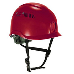 ergodyne Skullerz 8977 Class C Safety Helmet with Adjustable Venting, 6-Point Ratchet Suspension, Red (60268)