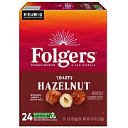 Folgers Toasty Hazelnut Coffee K-Cups, 24/Box (0162)