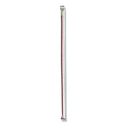 Boardwalk Wrapped Giant Straws, 10.25", Polypropylene, Red, 300/Pack, 4 Packs/Carton (GST1025RD)