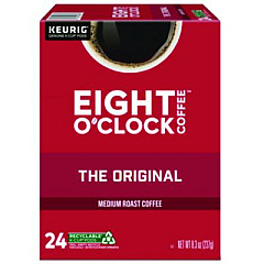 Eight O'Clock Original Coffee K-Cups, 24/Box (6405)