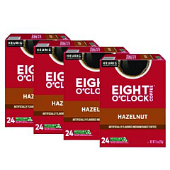 Eight O'Clock Hazelnut Coffee K-Cups, 96/Carton (6406CT)