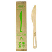 World Centric Bamboo Cutlery, Knife, Paper, Natural, 750/Carton (KNBBI)
