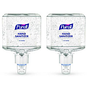 PURELL Food Processing Advanced Hand Sanitizer E3 Gel, 1,200 mL Bottle, Fragrance-Free, For ES6 Dispensers, 2/Carton (646102)