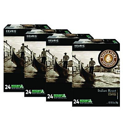 Barista Prima Coffeehouse Italian Roast K-Cups Coffee Pack, 24/Box, 4 Box/Carton (8500CT)