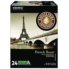 Barista Prima Coffeehouse French Roast K-Cups Coffee Pack, 24/Box (6611)