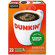 K-Cup Pods, Dunkin' Decaf, 22/Box (1269)
