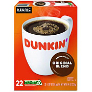 Dunkin' K-Cup Pods, Original Blend,  22/Box (1267)