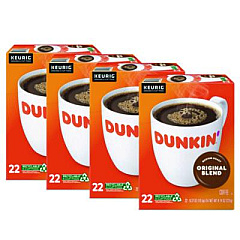Dunkin' K-Cup Pods, Dunkin Regular, 88/Carton (1267CT)