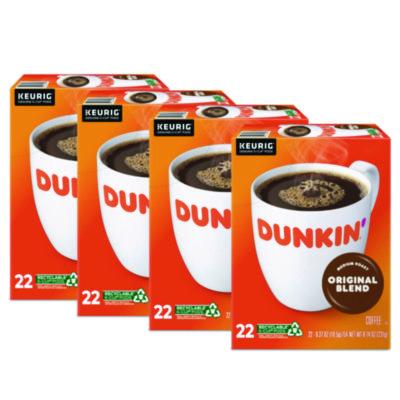 Dunkin' K-Cup Pods, Dunkin Regular, 88/Carton (1267CT)