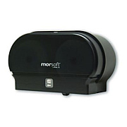 Morcon Tissue Morsoft Small Core Tissue Dispenser, 11.86 x 5.48 x 7.32, Black Translucent (M1005)