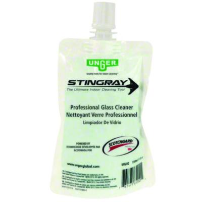 Unger Stingray Professional Glass Cleaning Liquid, 150 mL Pouch (SRL02)