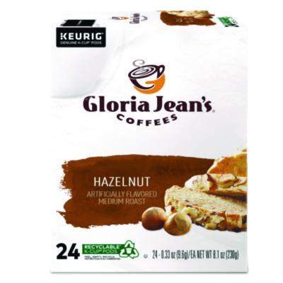 Gloria Jean's Hazelnut Coffee K-Cups, 24/Box (60051052)