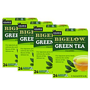 Bigelow Green Tea K-Cup Pack, 24/Box, 4 Box/Carton (6085CT)