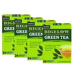 Bigelow Green Tea K-Cup Pack, 24/Box, 4 Box/Carton (6085CT)