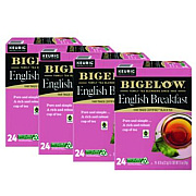 Bigelow English Breakfast Tea K-Cups, 24/Box, 4 Box/Carton (6080CT)