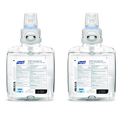 PURELL VF PLUS Hand Sanitizer Gel, 1,200 mL Refill Bottle, Fragrance-Free, For CS8 Dispensers, 2/Carton (789902)