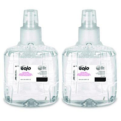 GOJO Clear and Mild Foam Handwash Refill, For LTX-12 Dispenser, Fragrance-Free, 1,200 mL, 2/Carton (191102CT)