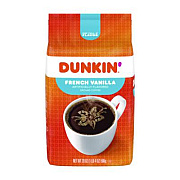 Dunkin' French Vanilla Coffee, 18 oz Bag (00680)