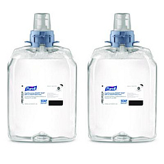 PURELL Food Processing HEALTHY SOAP BAK E2 Antimicrobial Foam Refill, For FMX-20 Dispensers, Fragrance-Free, 2,000 mL, 2/Carton (529402CT)